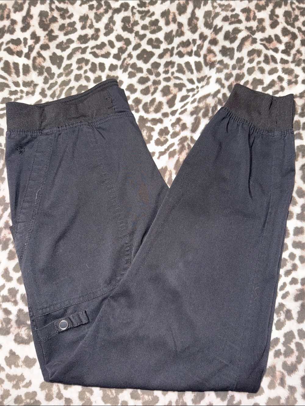 Med Couture Black Scrub Joggers